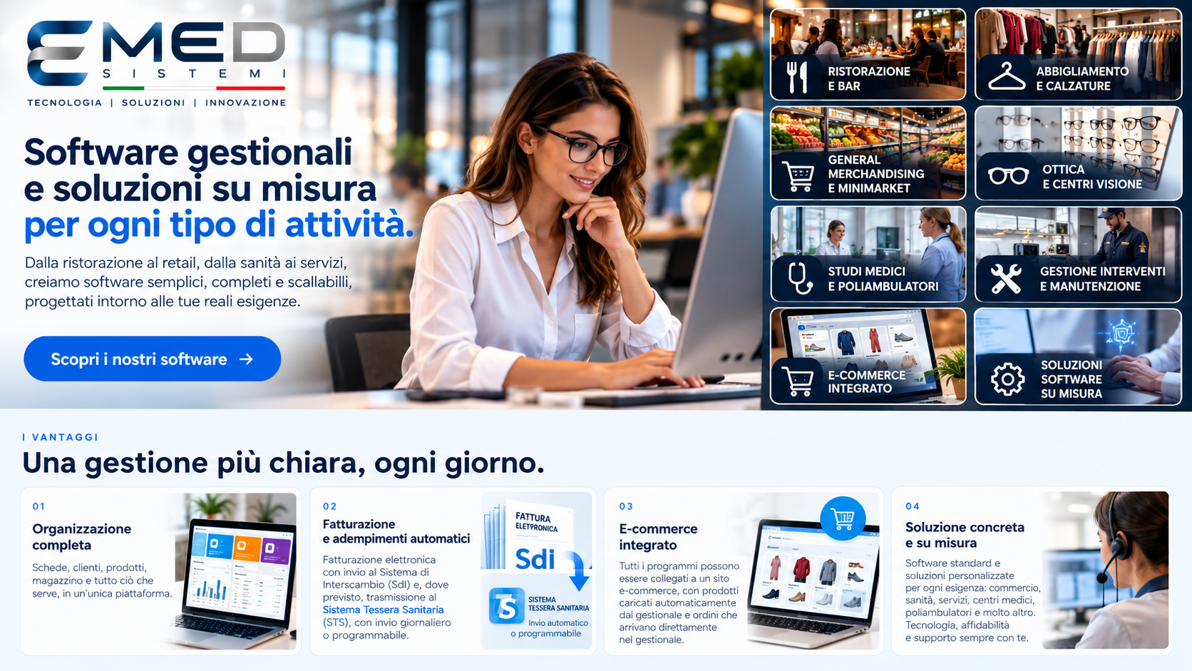Software per il commercio e soluzioni su misura EMED Sistemi